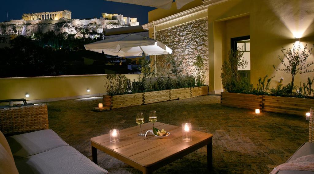 Posedenie v ubytovaní Thission Luxury Homes & SPA by K&K