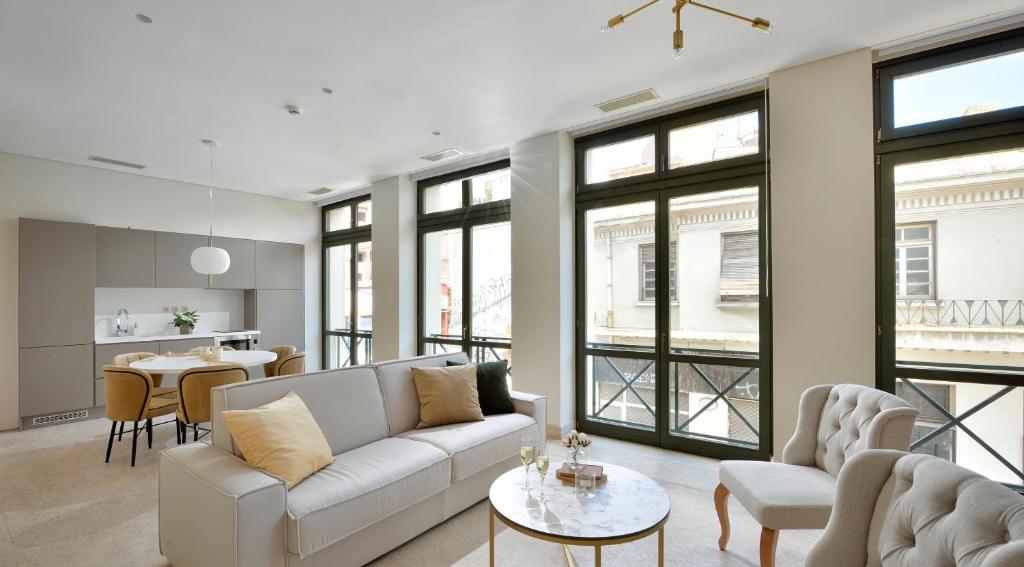 Posedenie v ubytovaní Thission Luxury Homes & SPA by K&K