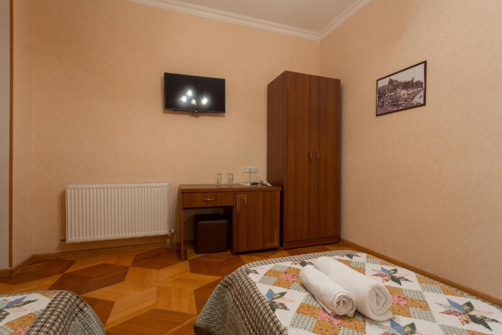 Postel nebo postele na pokoji v ubytování Heyvany