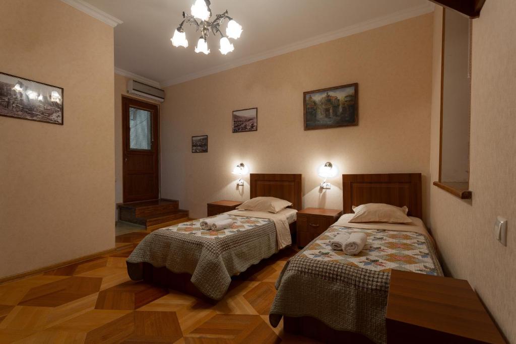 Postel nebo postele na pokoji v ubytování Heyvany