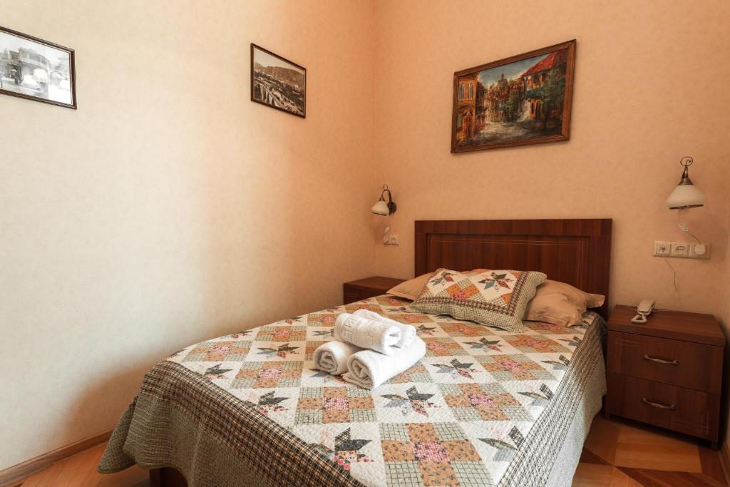 Postel nebo postele na pokoji v ubytování Heyvany