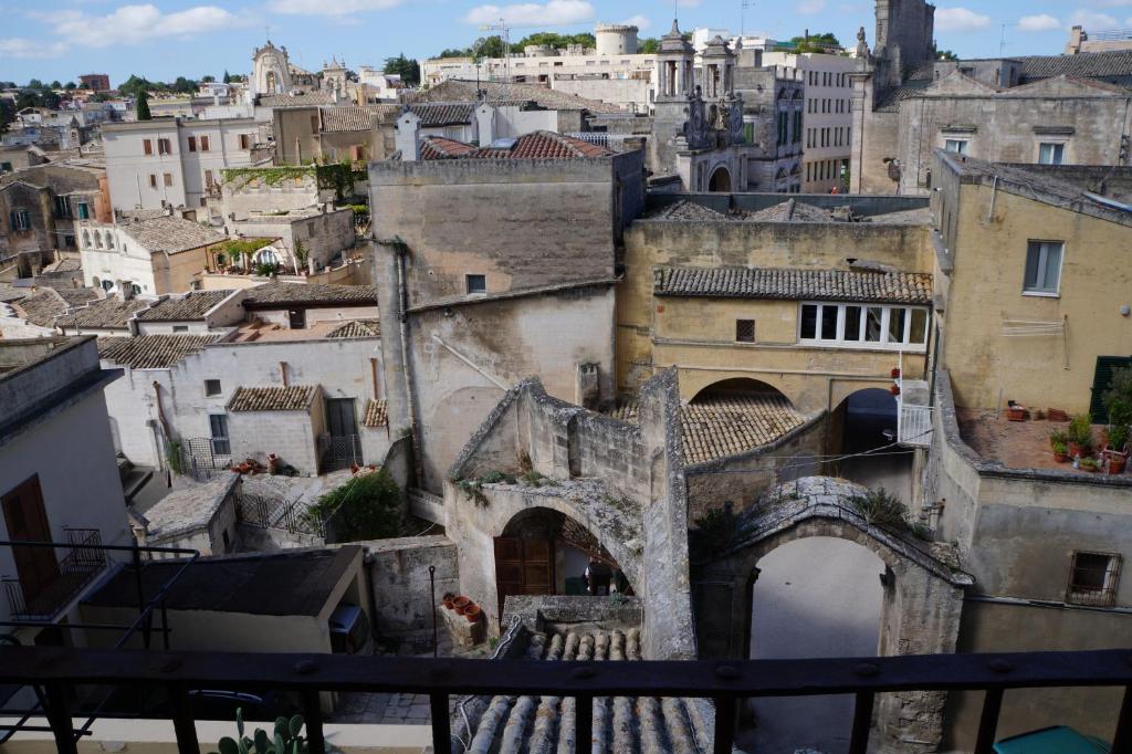 Nespecifikovaný výhled na destinaci Matera nebo výhled na město při pohledu z bed and breakfast