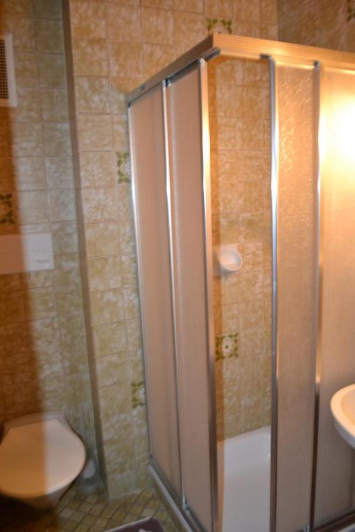 Kúpeľňa v ubytovaní Innviertler Berggasthof
