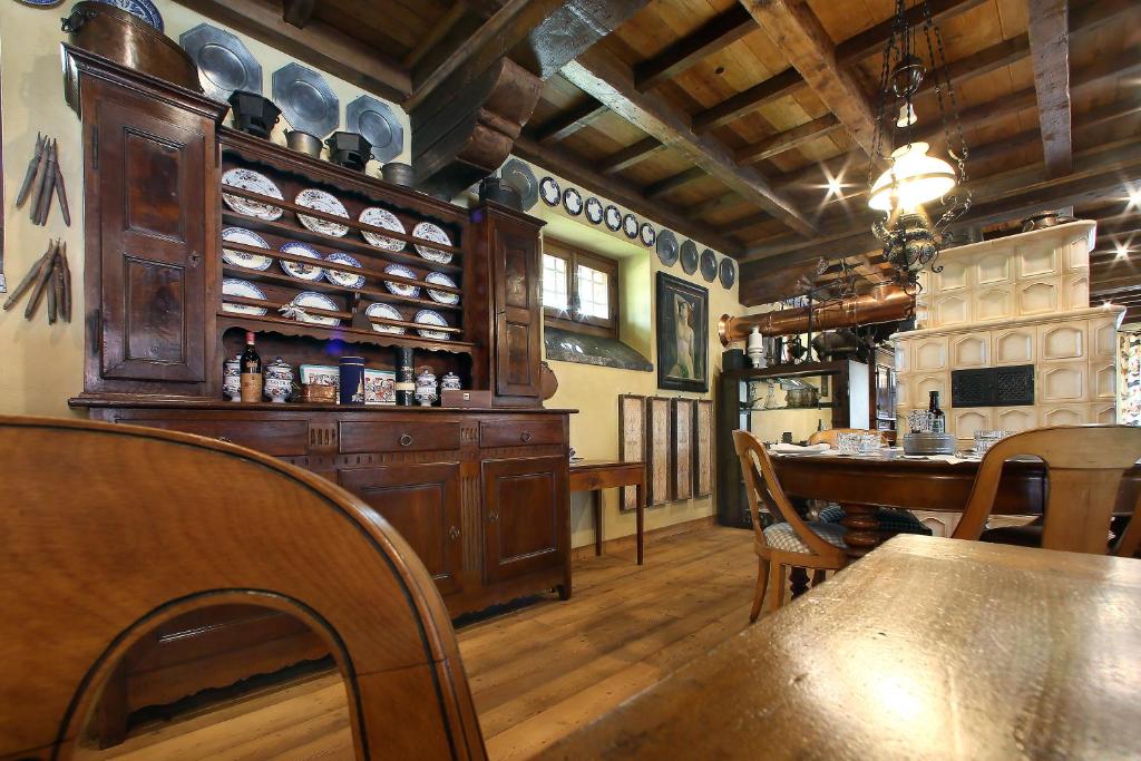Lounge nebo bar v ubytování Agriturismo Malabaila