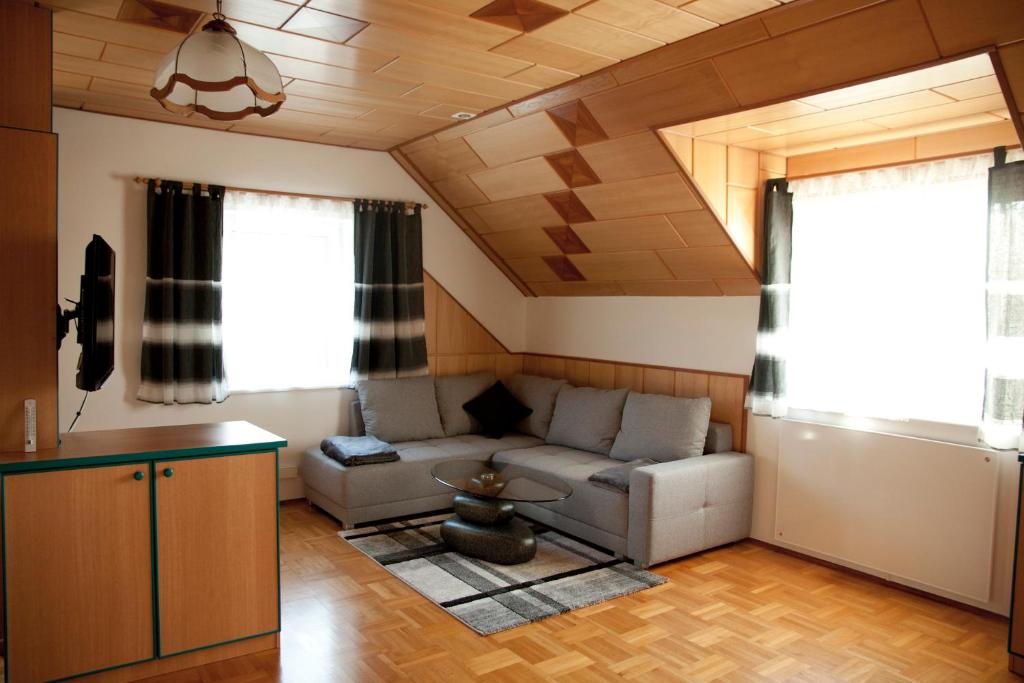 Posezení v ubytování Ferienwohnung Peklar