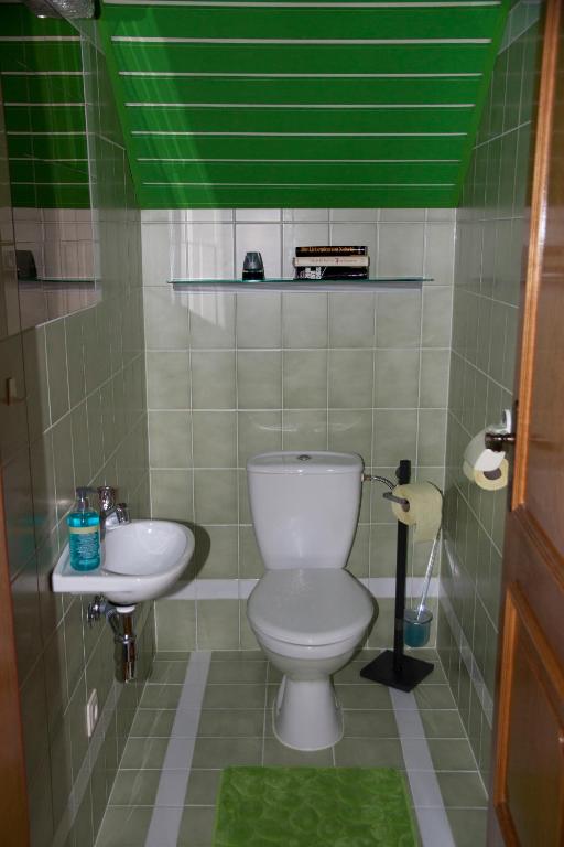 Koupelna v ubytování Ferienwohnung Peklar
