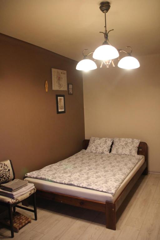 Posteľ alebo postele v izbe v ubytovaní Apartment Widok