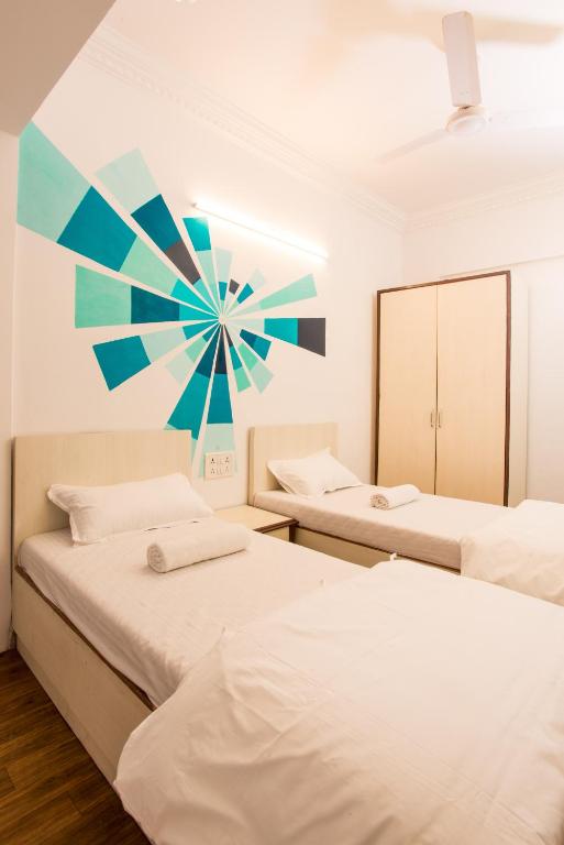 Postel nebo postele na pokoji v ubytování Hostel Mantra