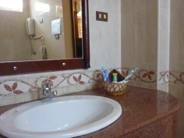 Koupelna v ubytování Philae Hotel Aswan