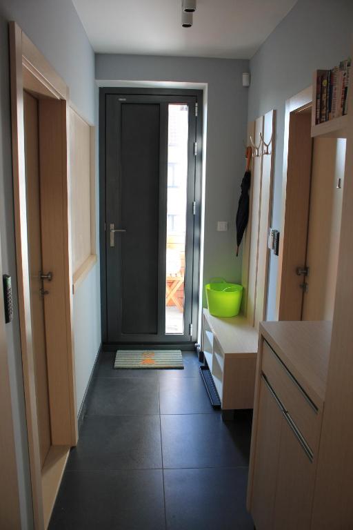Kuchyň nebo kuchyňský kout v ubytování Apartments Severka