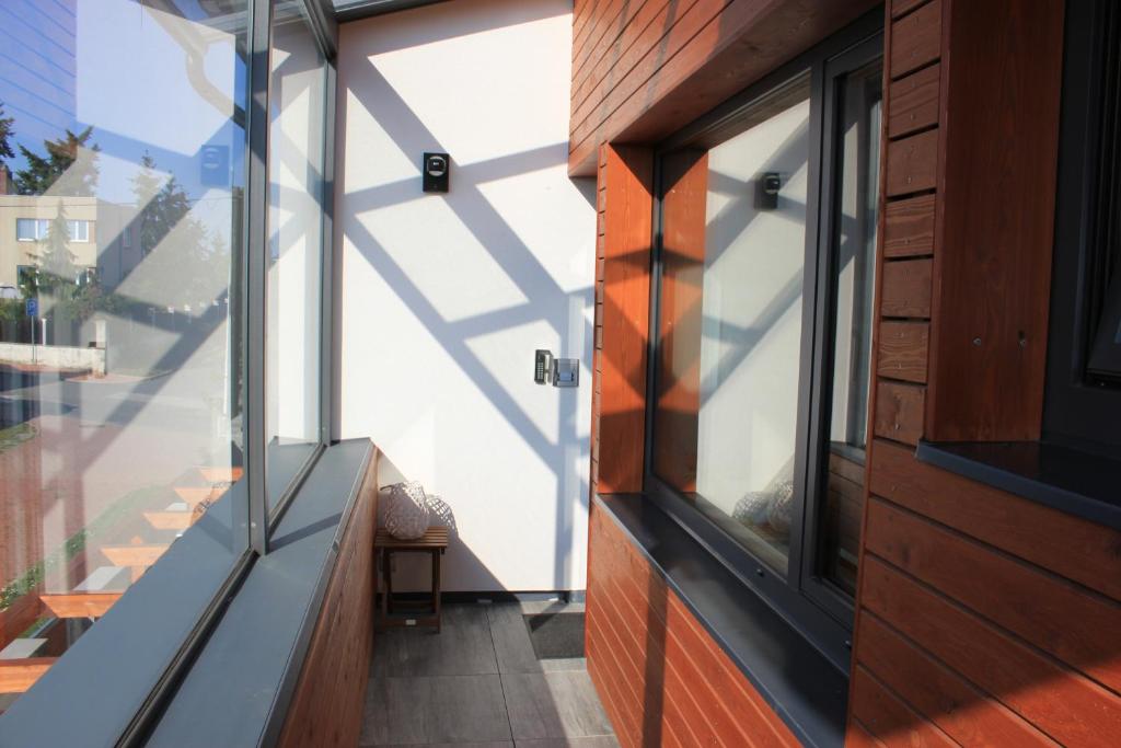 Balkón nebo terasa v ubytování Apartments Severka