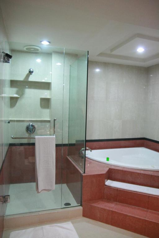 Koupelna v ubytování Hotel Sibayak Internasional