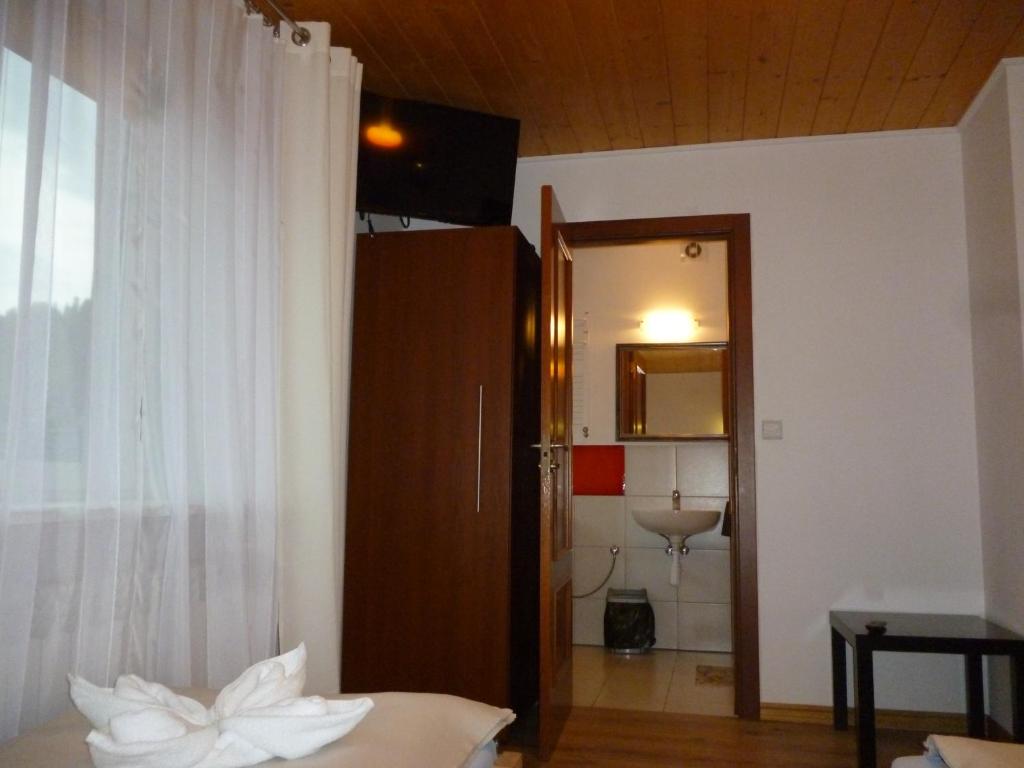Kúpeľňa v ubytovaní Willa Jacuu