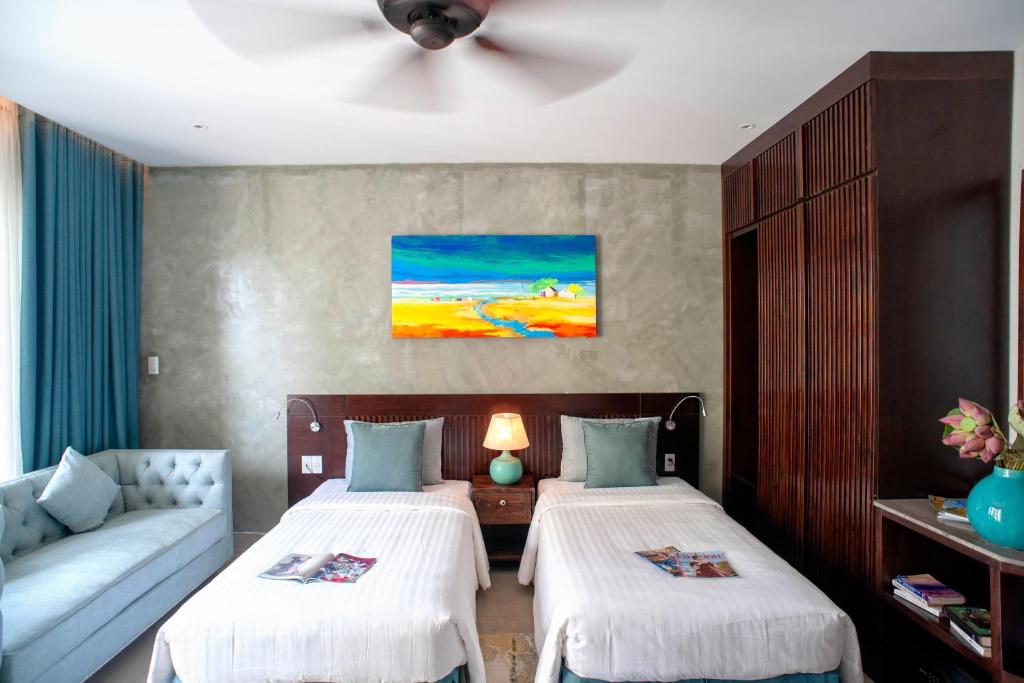 Sen Boutique Villa Apartment - Apartment Twin Bed With Balcony
