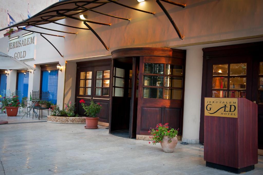La fachada o entrada de Jerusalem Gold Hotel