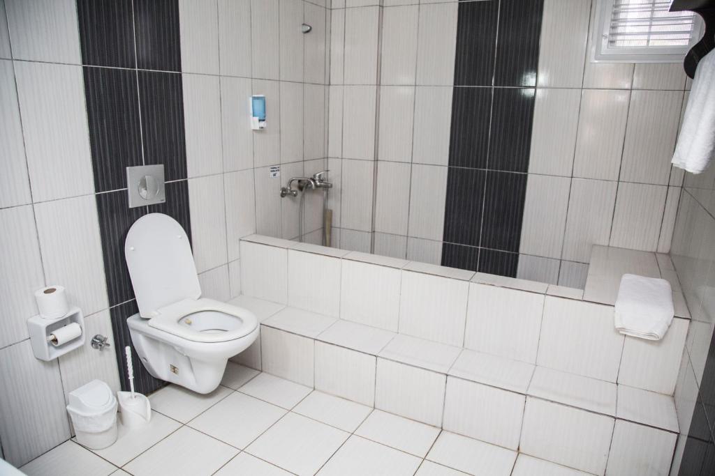Koupelna v ubytování Reis Thermal Otel