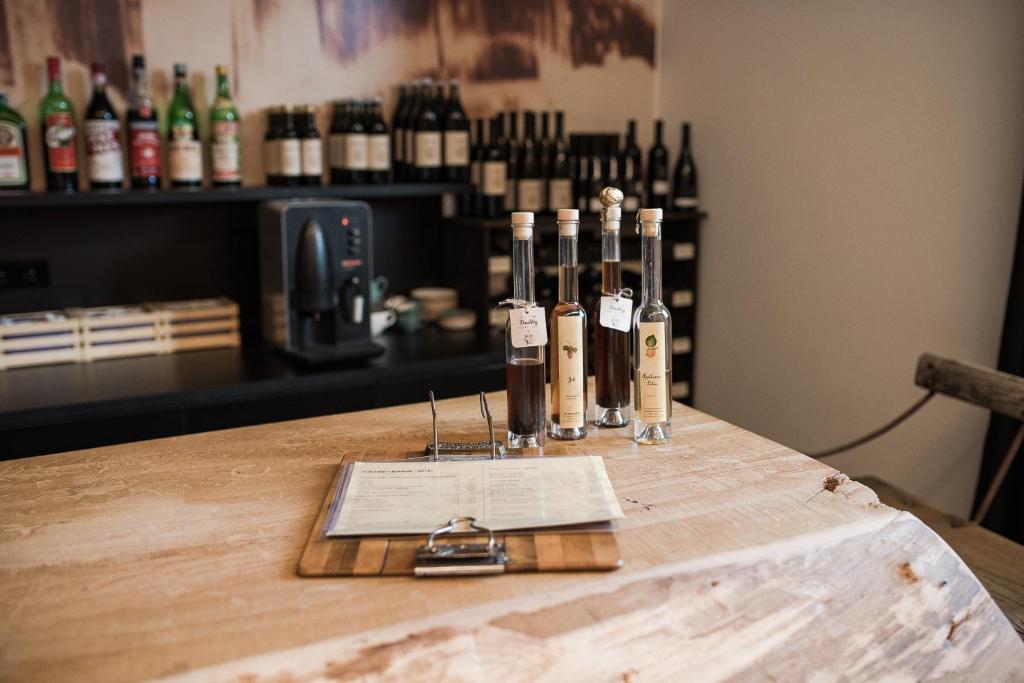Nápoje v ubytování Garni Hotel Katzenthalerhof