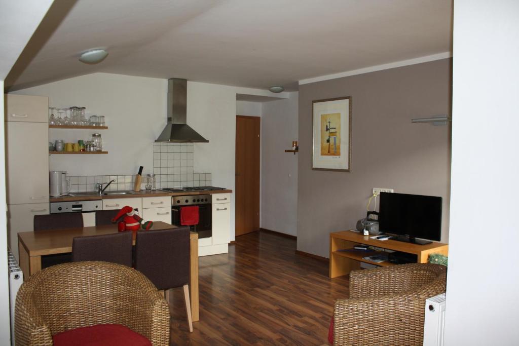 Kuchyňa alebo kuchynka v ubytovaní Appartementhaus Bergblick