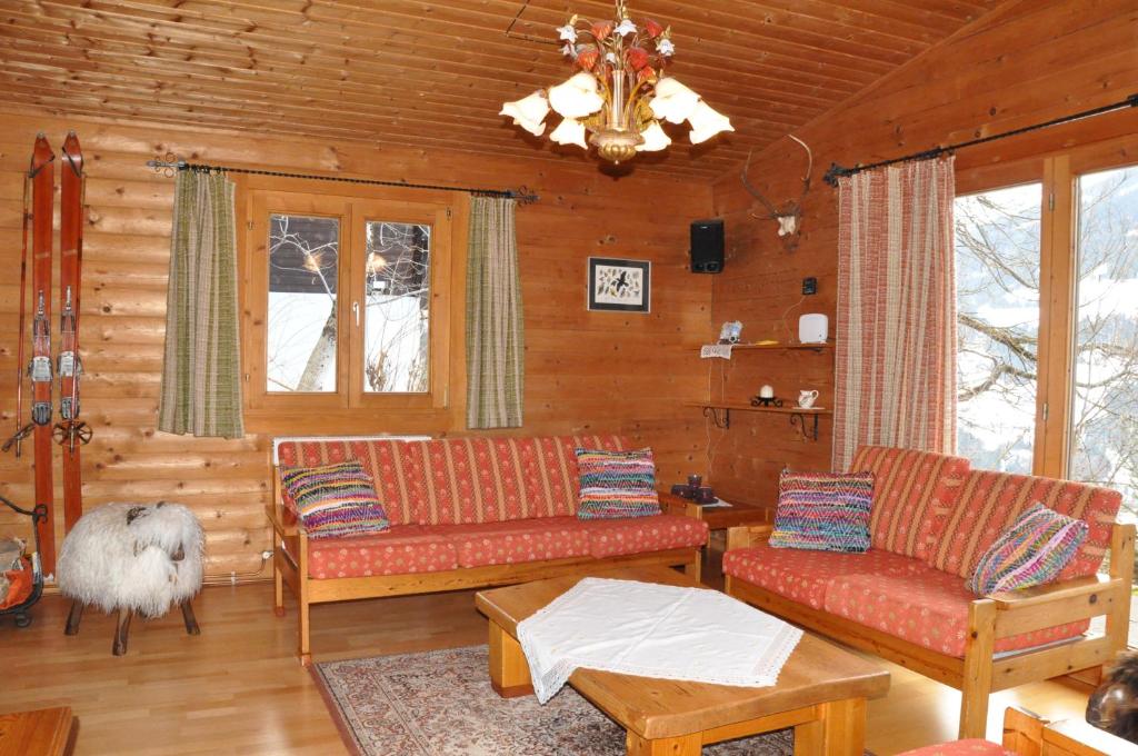 Posezení v ubytování Chalet Edelweiss