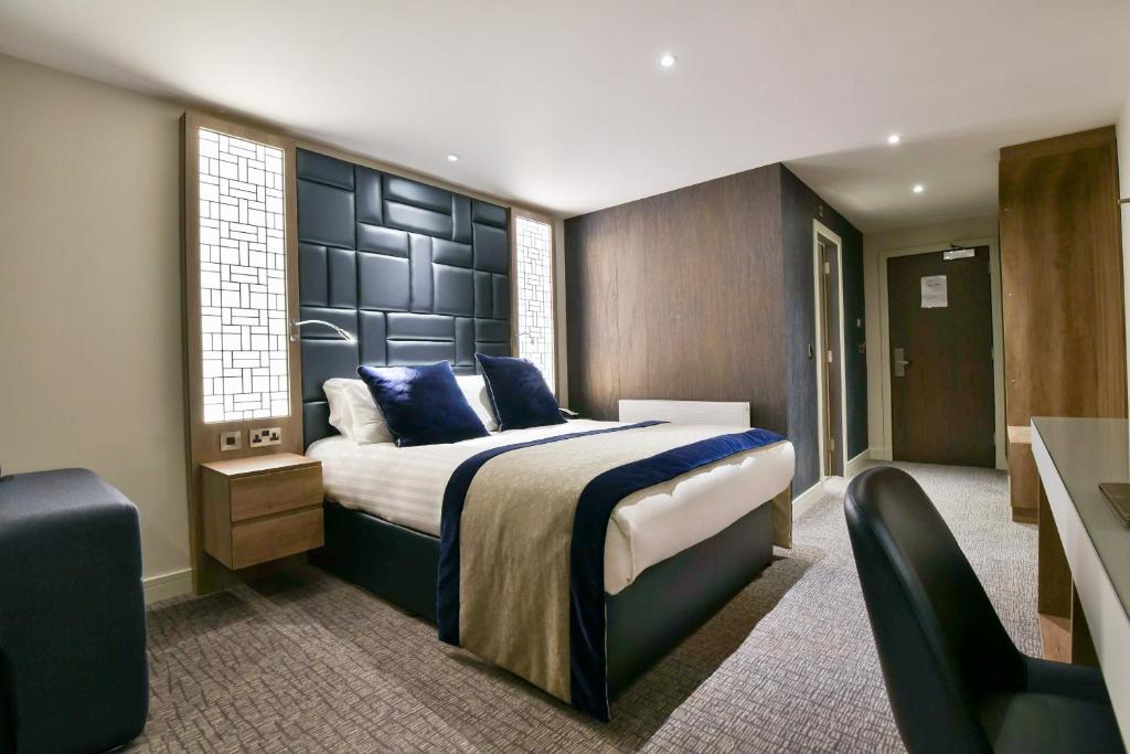Postel nebo postele na pokoji v ubytování Hetland Hall Hotel