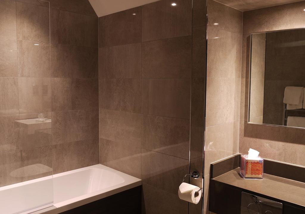 Koupelna v ubytování Hetland Hall Hotel