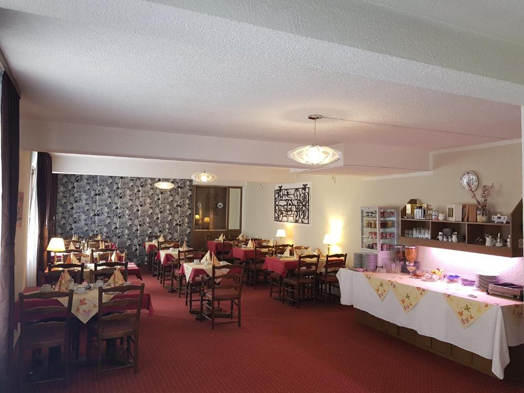 Restaurace v ubytování Kirchberg Hotel garni