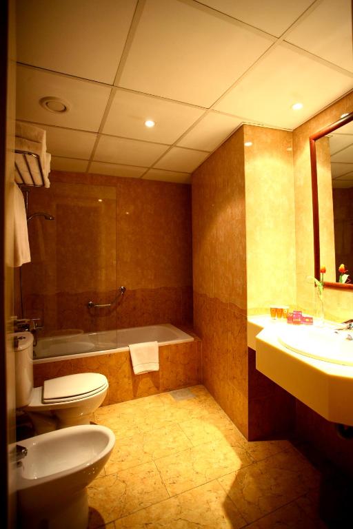 Koupelna v ubytování Markazia Suites