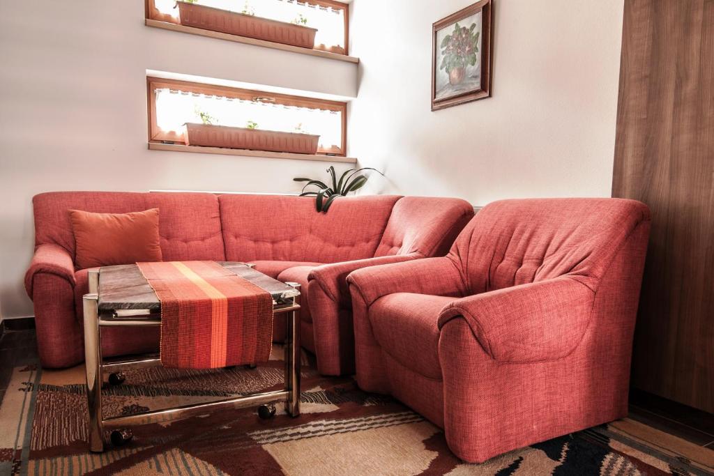 Posezení v ubytování Apartmanovy Dom Martha a Domček Martuška