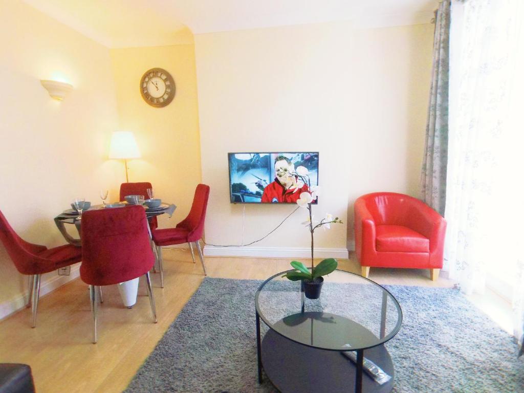 Χώρος καθιστικού στο Jasmine 1 At Regent's Park