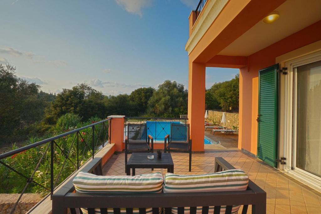 Balkón nebo terasa v ubytování Luxury Villa Perla