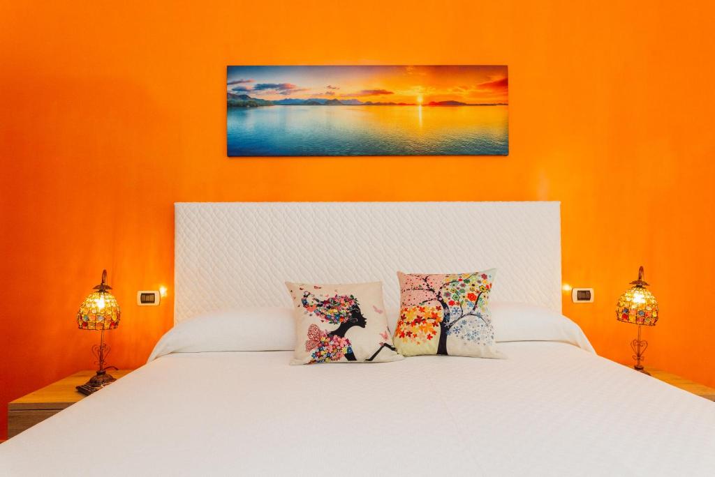 Postel nebo postele na pokoji v ubytování Vista Mare B&B