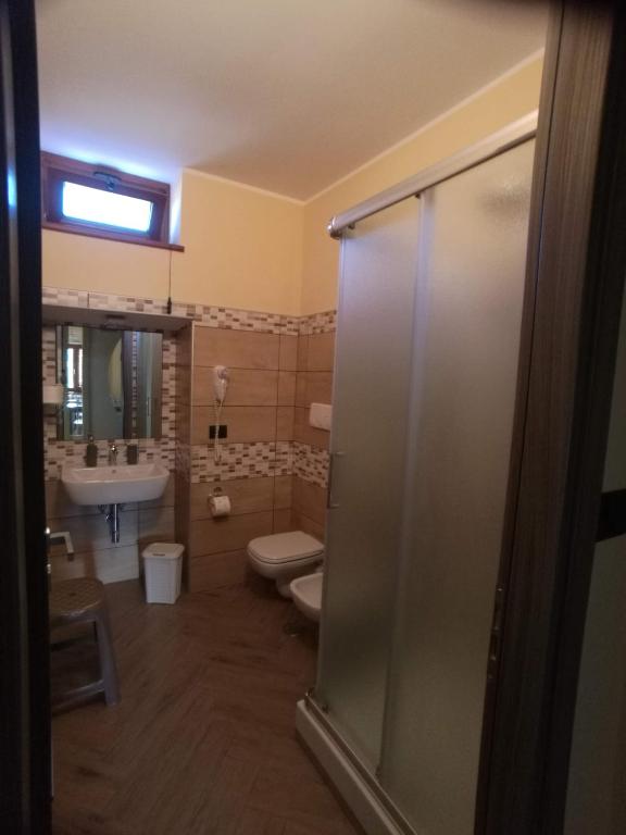 Koupelna v ubytování Lacus Pensilis