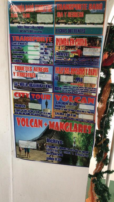 Certifikát, hodnocení, plakát nebo jiný dokument vystavený v ubytování Hostal La Española de Getsemani