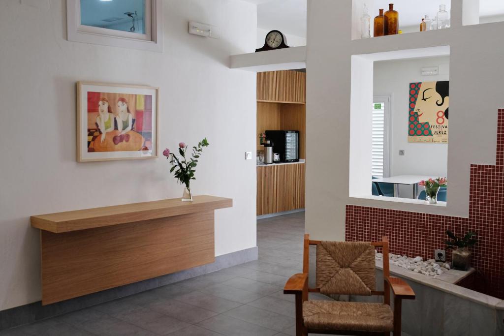 Posezení v ubytování La Alcoba del Agua Hotel Boutique