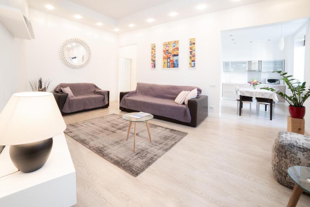 Zona d'estar a Home In Riga