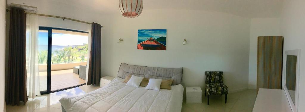 Postel nebo postele na pokoji v ubytování Ocean view