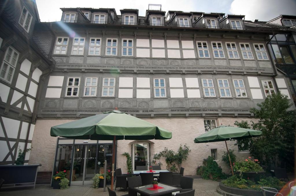 Budova, kde se aparthotel nachází