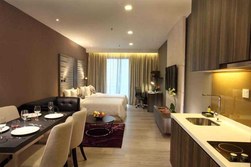 Istumisnurk majutusasutuses Perfect Location#2 @Heart of KL City Centre next to Metro MRT