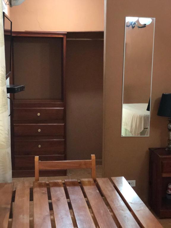 Postel nebo postele na pokoji v ubytování Cabañas Azuero