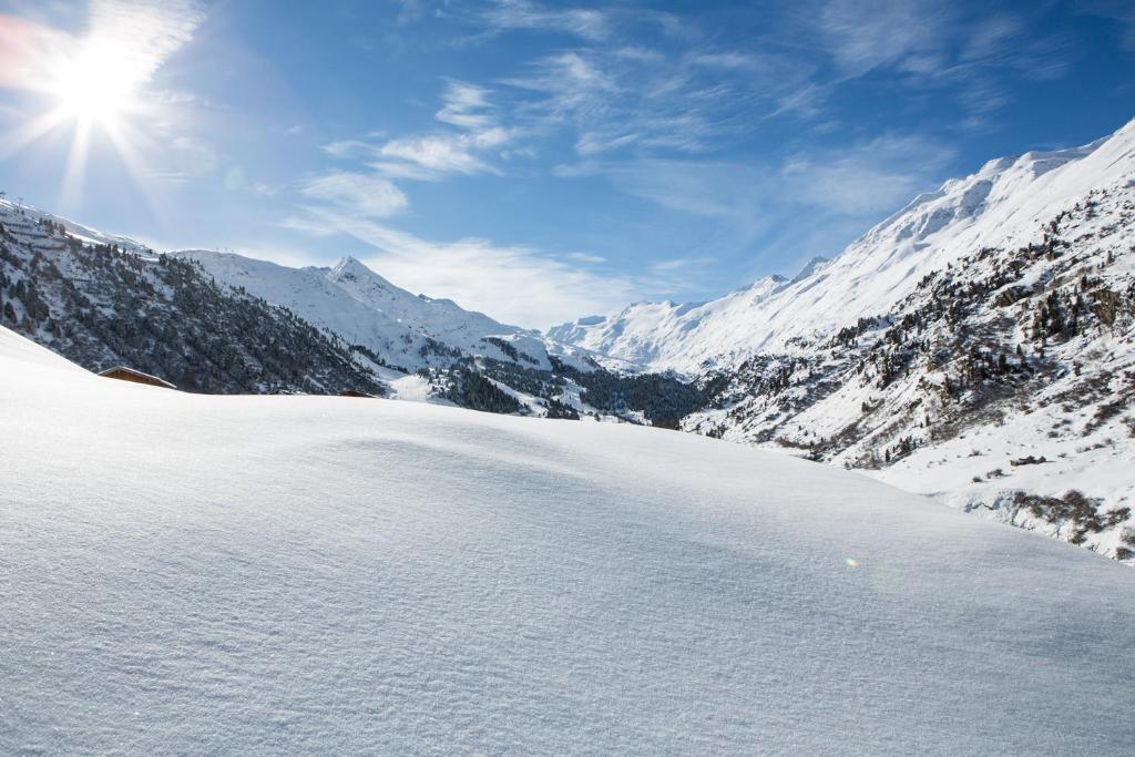 Alpenaussicht v zimě