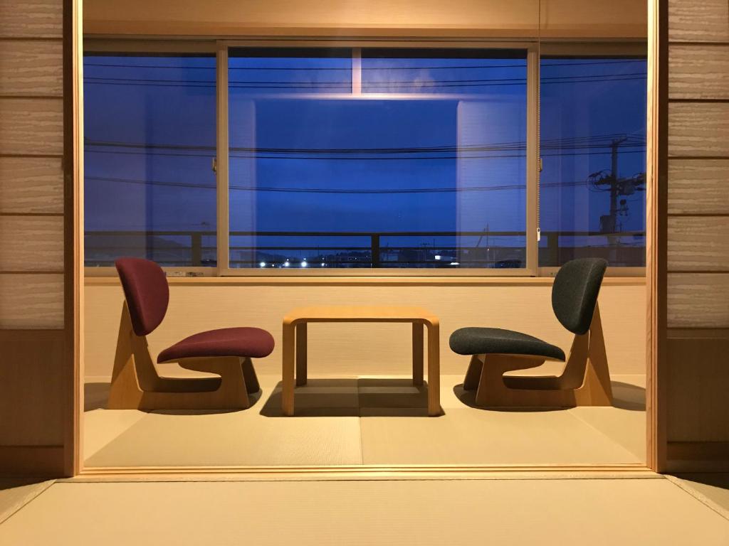 Posezení v ubytování Japanese Style Hotel Isomura