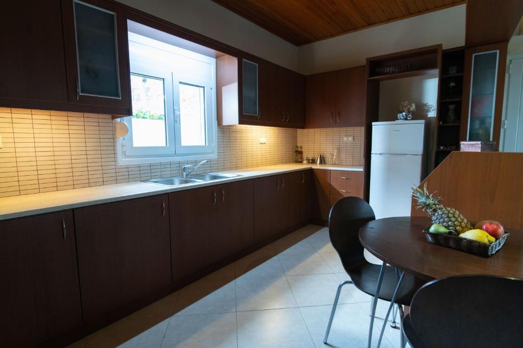 Kuchyň nebo kuchyňský kout v ubytování Villa Melissa