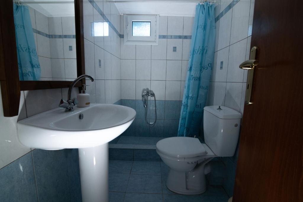 Koupelna v ubytování Villa Melissa