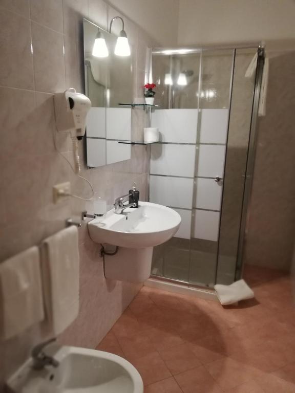 Koupelna v ubytování Mirage B&B