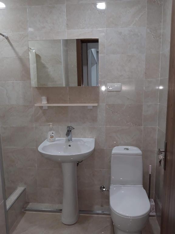 Koupelna v ubytování Guesthouse Fatima