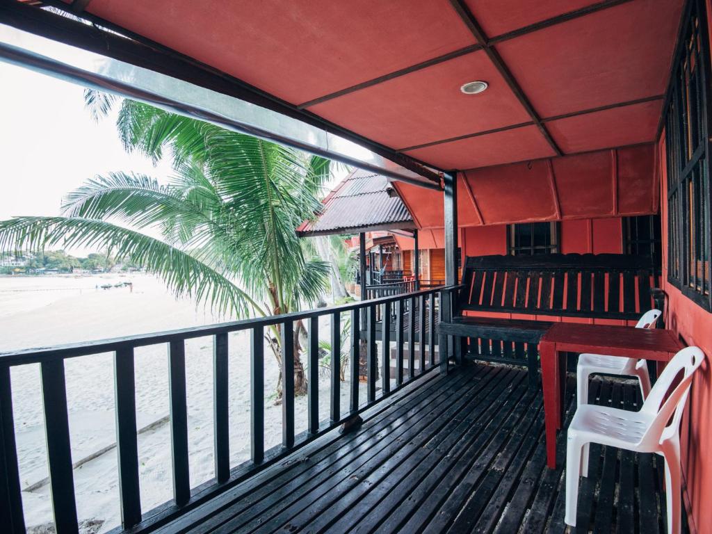 Ein Balkon oder eine Terrasse in der Unterkunft House of Sanskara