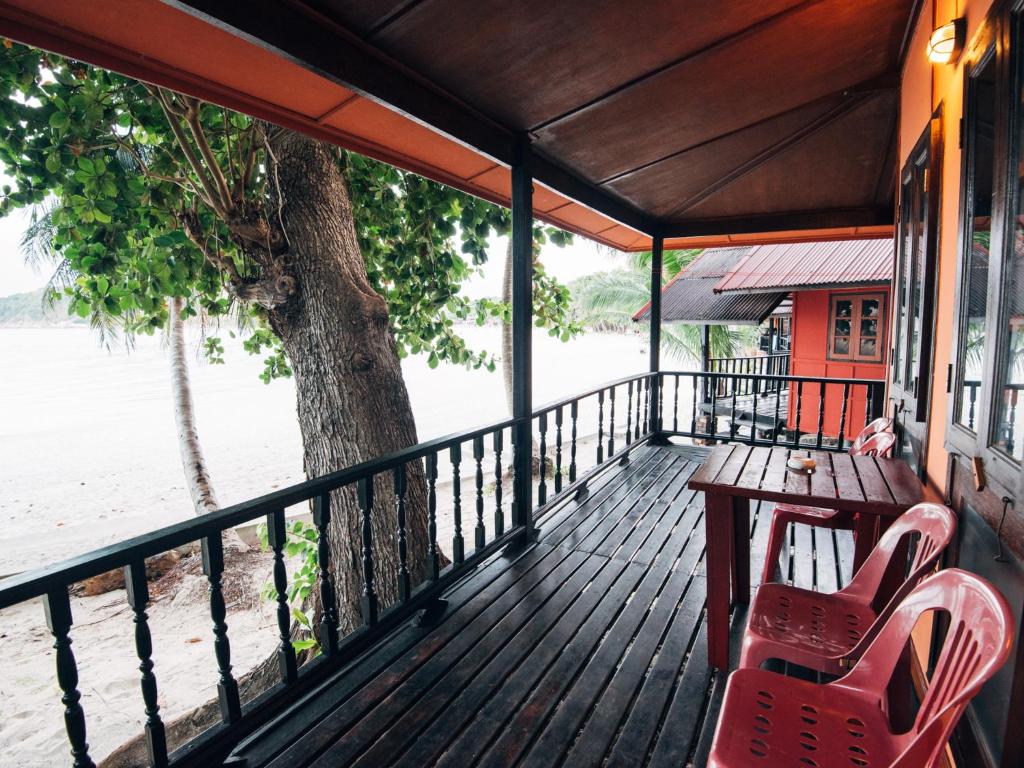 Ein Balkon oder eine Terrasse in der Unterkunft House of Sanskara
