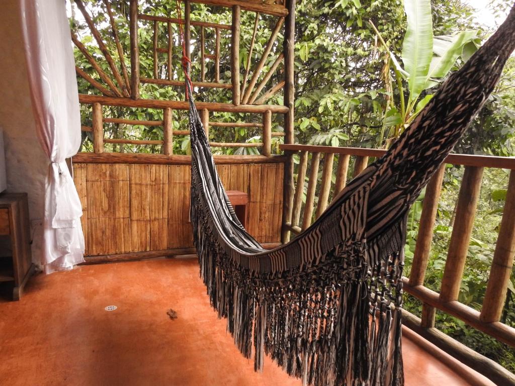 Balkón nebo terasa v ubytování Posada Turistica Dantayaco