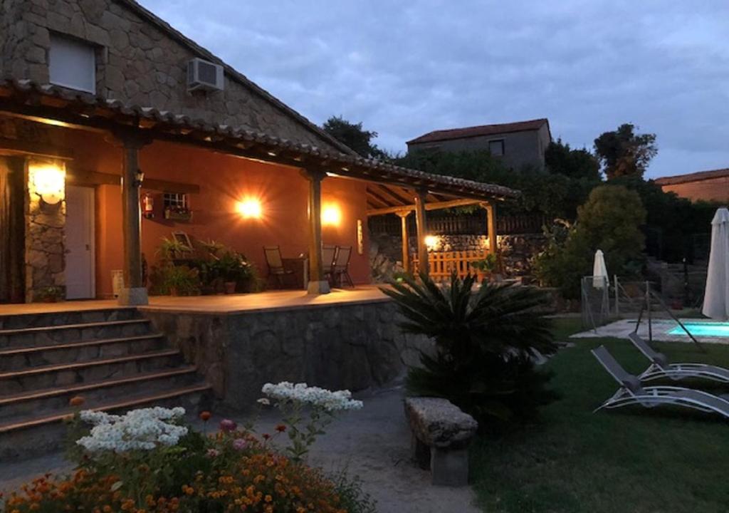 Zahrada ubytování Casa Sebastiana