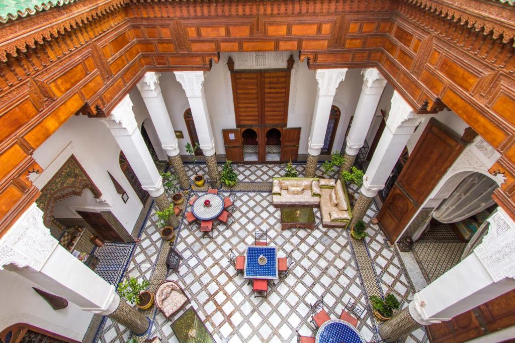 Posezení v ubytování Riad Dar Skalli & SPA